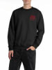 Replay Bluza w kolorze czarnym