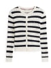Tommy Hilfiger Cardigan in Weiß/ Dunkelblau