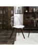 The Concept Factory Stuhl in Transparent/ Creme/ Braun - (B)52 x (H)82 x (T)46 cm
