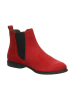 Think! Leder-Chelsea-Boots in Rot