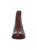 Think! Leren chelseaboots rood