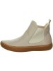 Think! Leren chelseaboots crème