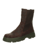 Think! Leder-Chelsea-Boots in Braun