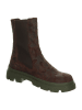 Think! Leder-Chelsea-Boots in Braun