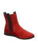 Think! Leren chelseaboots rood