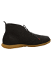 Think! Leren veterschoenen zwart