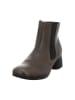 Think! Leder-Stiefeletten in Braun