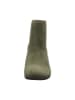 Think! Leder-Stiefeletten in Khaki