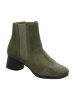 Think! Leder-Stiefeletten in Khaki