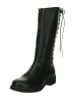 Think! Leder-Stiefel in Schwarz