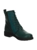 Think! Leren boots turquoise