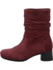Think! Leder-Stiefeletten in Rot