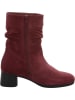 Think! Leder-Stiefeletten in Rot