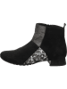 Think! Leren boots zwart/zilverkleurig