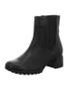 Think! Leder-Stiefeletten in Schwarz