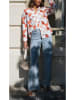 LA Angels Blouse wit/rood/oranje