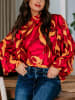 LA Angels Blouse rood/geel