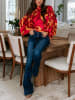 LA Angels Blouse rood/geel
