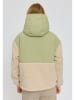 MAZINE Winterjas groen/beige
