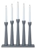 Marksljöd Adventslamp "Mäserkär" grijs - (B)36 x (H)49 cm