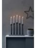 Marksljöd Adventsleuchter "Mäserkär" in Grau - (B)36 x (H)49 cm