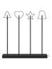 Marksljöd Adventslamp "Ginger" zwart - (B)38 x (H)40 cm