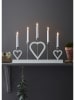 Marksljöd Adventslamp "Melissa" zwart/zilverkleurig - (B)47 x (H)36 cm