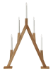 Marksljöd Lampa adwentowa "Bjurfors" w kolorze jasnobrązowym - 52 x 76,5 cm