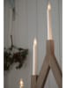 Marksljöd Lampa adwentowa "Bjurfors" w kolorze jasnobrązowym - 52 x 76,5 cm