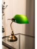 Marksljöd Lampa stołowa "Bankers" w kolorze zielono-złotym - wys. 25 x Ø 19 cm