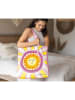 moses. Shopper "Shine Bright" lichtroze/geel - (B)37 x (H)38 x (D)13 cm