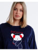 admas Pyjama donkerblauw