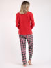 Disney Pyjama rood/zwart