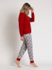 Disney Pyjama rood/grijs