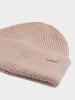4F Czapka beanie w kolorze beżowym