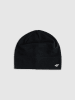 4F Wollbeanie in Schwarz