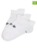 4F 3-delige set: sokken wit