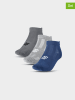 4F 3er-Set: Sportsocken in Grau/ Blau
