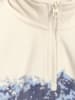 4F Fleecepullover in Creme/ Blau