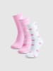 4F 3er-Set: Socken in Rosa/ Weiß