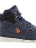 U.S. Polo Assn. Botki w kolorze granatowym
