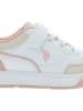 U.S. Polo Assn. Sneakersy w kolorze biało-jasnoróżowym
