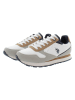 U.S. Polo Assn. Sneakers wit/lichtbruin/donkerblauw