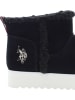 U.S. Polo Assn. Botki zimowe w kolorze czarnym