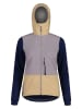 Maloja Hybridjacke "SennesM." in Dunkelblau/ Lila/ Beige