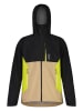 Maloja Softshelljacke "WolanM." in Schwarz/ Beige