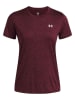 Under Armour Trainingsshirt "Twist" pruimkleurig