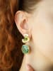 L'Atelier de Gaia Vergold. Ohrstecker mit Edelsteinen