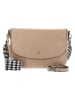 PICARD Leder-Umhängetasche in Beige - (B)36 x (H)24 x (T)8 cm