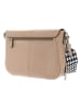 PICARD Leder-Umhängetasche in Beige - (B)36 x (H)24 x (T)8 cm